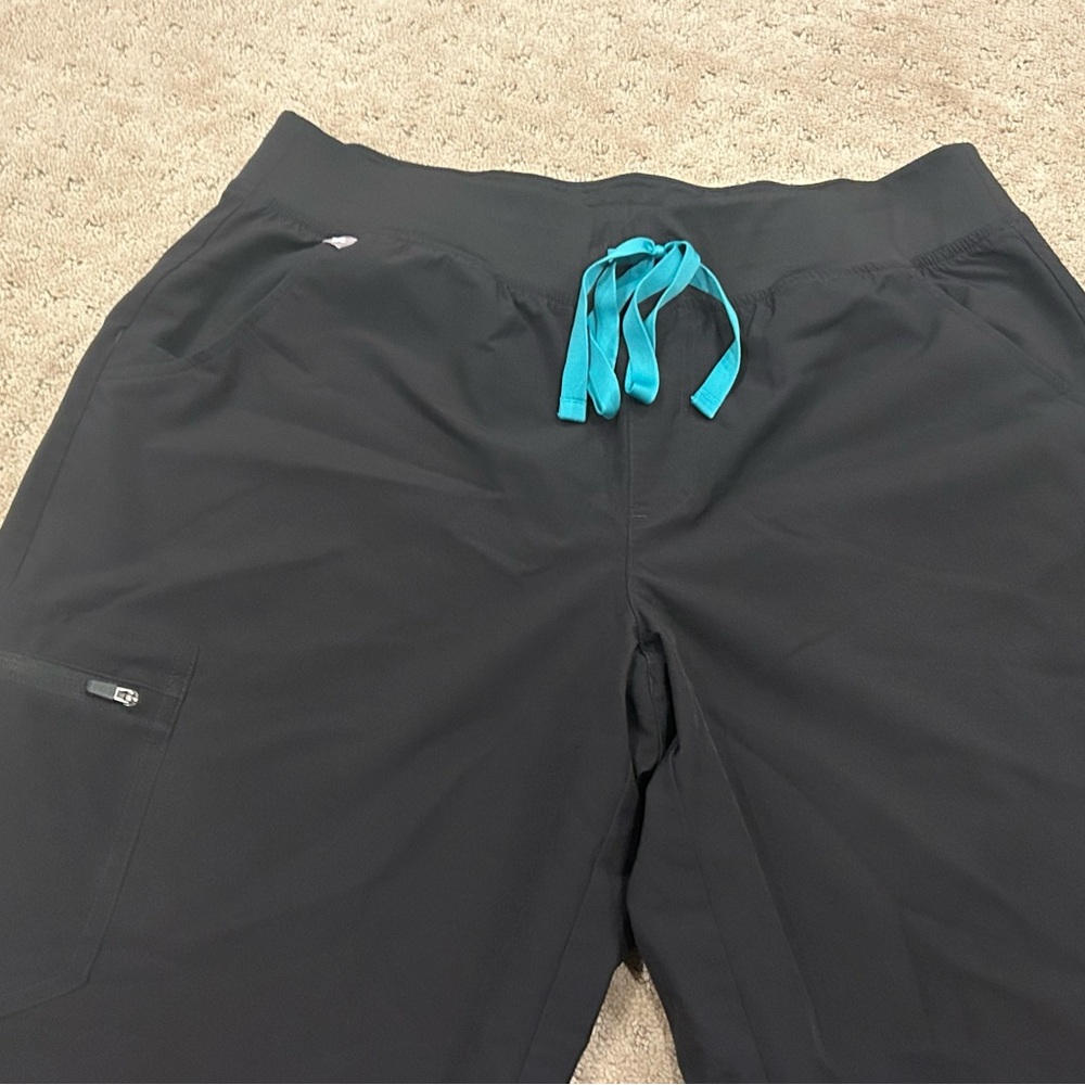 Figs Black Technical Collection Pants